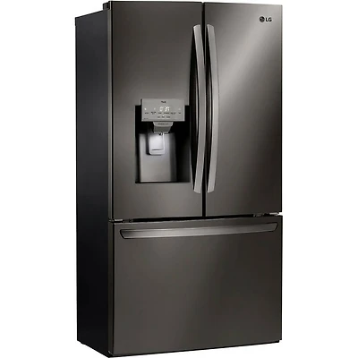 27.7 Cu. Ft. Black Stainless Steel French Door Smart Refrigerator