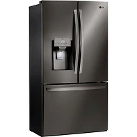 27.7 Cu. Ft. Black Stainless Steel French Door Smart Refrigerator