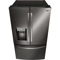 27.7 Cu. Ft. Black Stainless Steel French Door Smart Refrigerator