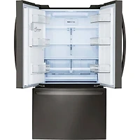 27.7 Cu. Ft. Black Stainless Steel French Door Smart Refrigerator