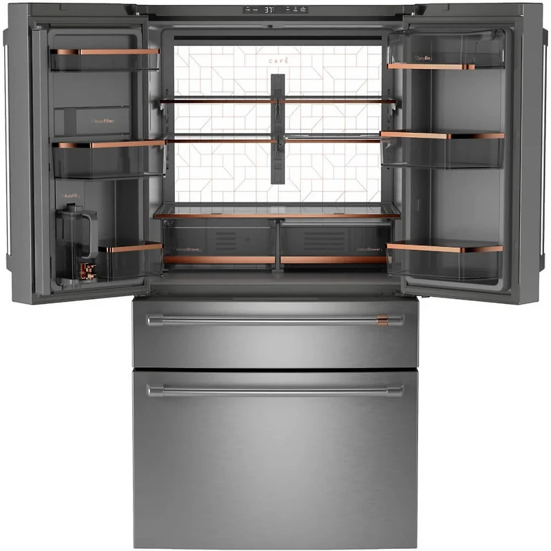 28.7 Cu. Ft. Stainless Steel French Door Smart Refrigerator