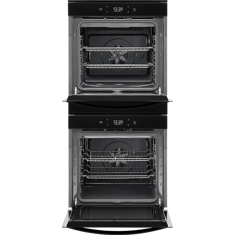 24 inch Black Built-In Electric Convection Smart Double Wall Oven