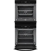 24 inch Black Built-In Electric Convection Smart Double Wall Oven 