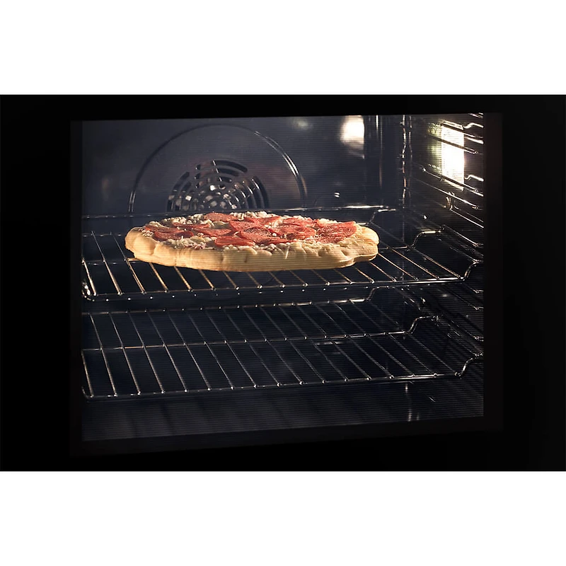 24 inch Black Built-In Electric Convection Smart Double Wall Oven
