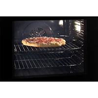 24 inch Black Built-In Electric Convection Smart Double Wall Oven 