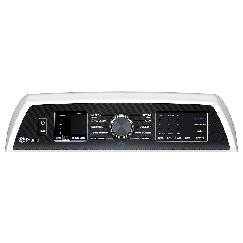 7.4 Cu. Ft. White Smart Front Load Electric Dryer