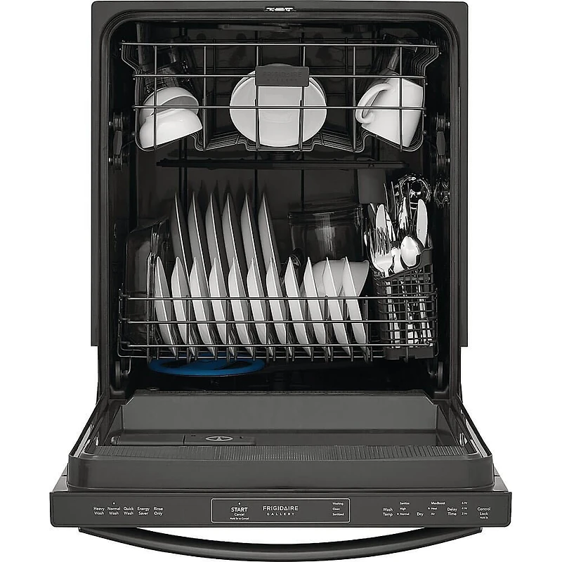 52 dBA Black Stainless Top Control Built-In Dishwasher
