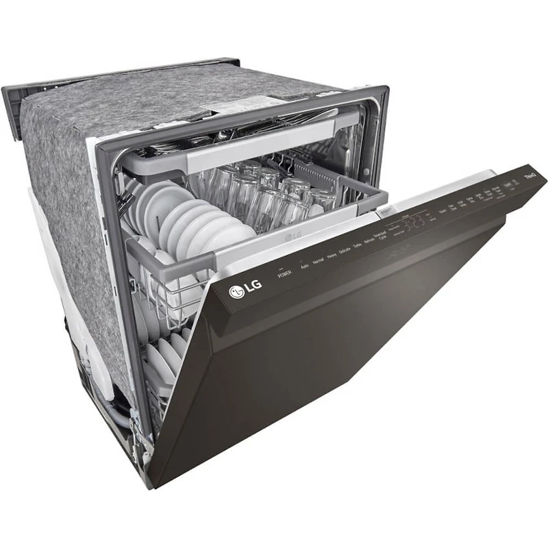 44 dBA Black Stainless Steel Top Control Dishwasher