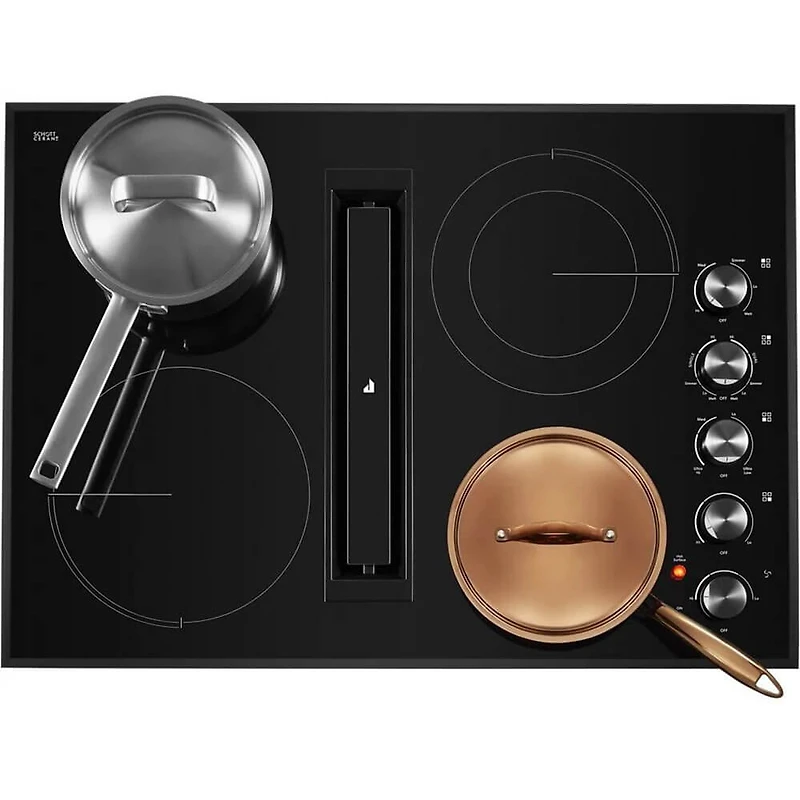 30 inch 4 Burner Black Built-In Electric Cooktop