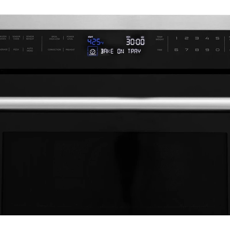 1.6 Cu. Ft. Durasnow Steel Built-In Convection Microwave