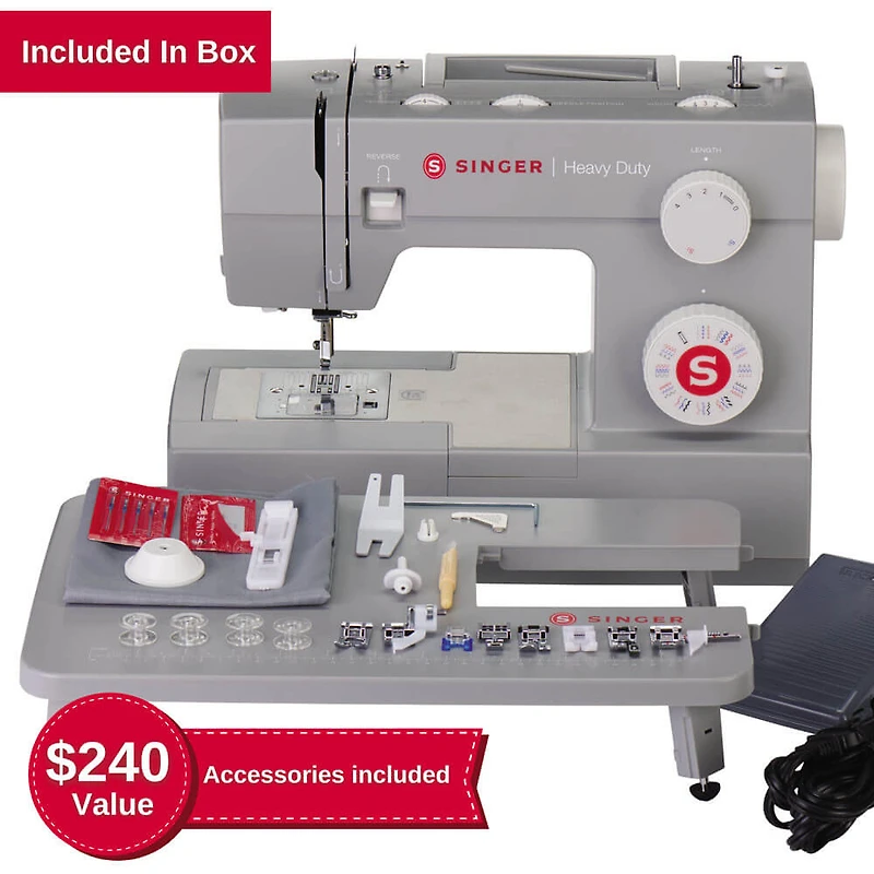 Heavy Duty 6380 Sewing Machine With Accessories - Recertified