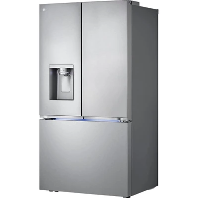 25.5 Cu. Ft. Stainless Steel French Door Counter Depth Smart Refrigerator