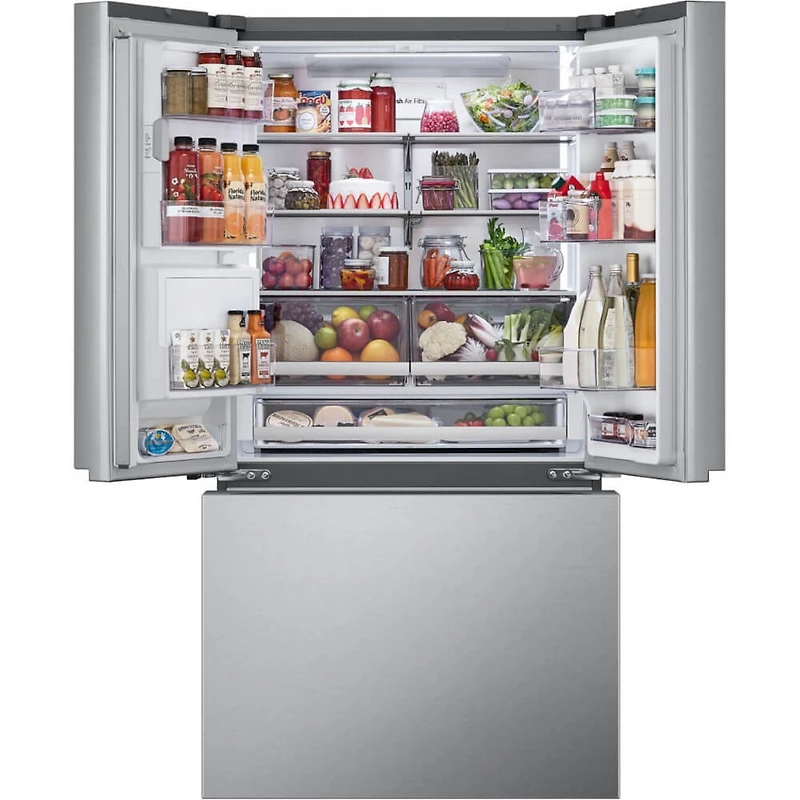 25.5 Cu. Ft. Stainless Steel French Door Counter Depth Smart Refrigerator