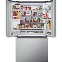 25.5 Cu. Ft. Stainless Steel French Door Counter Depth Smart Refrigerator