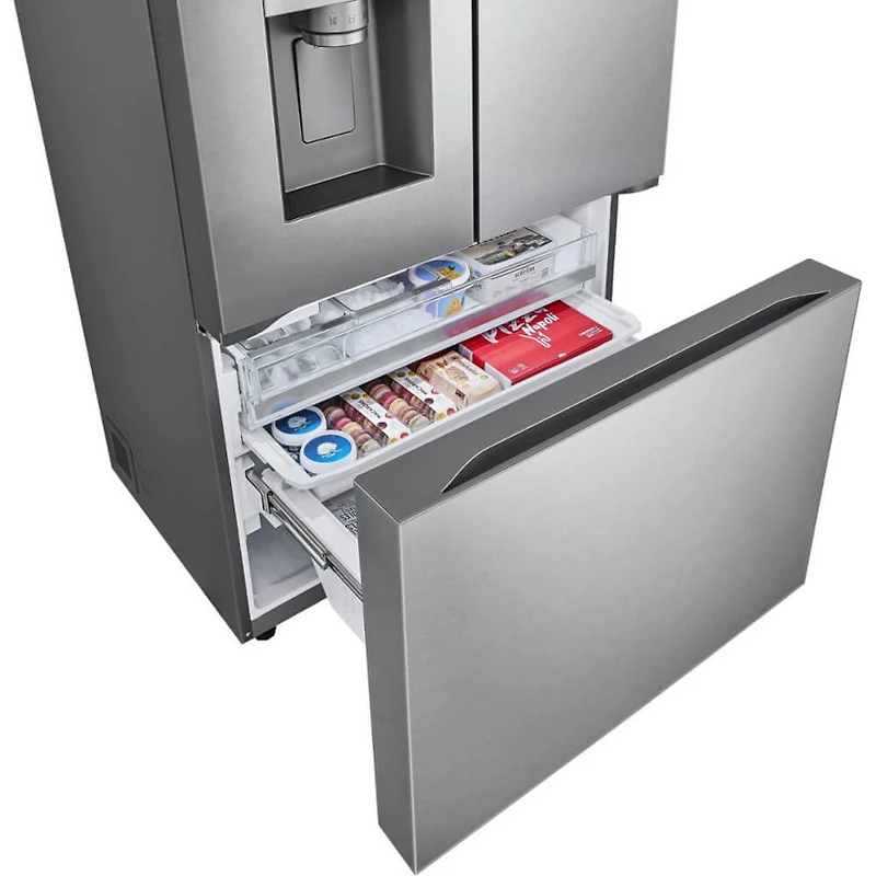 25.5 Cu. Ft. Stainless Steel French Door Counter Depth Smart Refrigerator