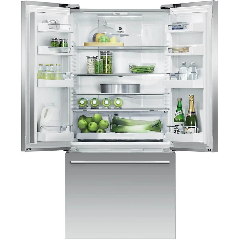 16.9 Cu. Ft. Stainless Steel French Door Counter Depth Refrigerator