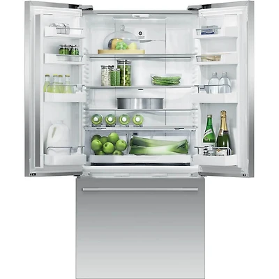 16.9 Cu. Ft. Stainless Steel French Door Counter Depth Refrigerator