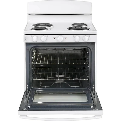 5.0 Cu. Ft. White Freestanding Electric Range