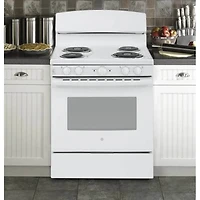 5.0 Cu. Ft. White Freestanding Electric Range