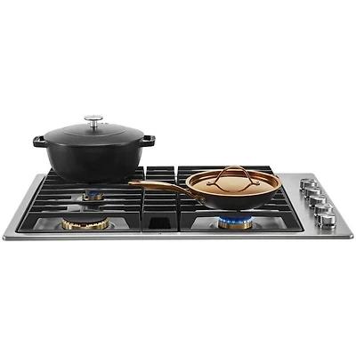30 inch JX3 Stainless 4-Burner Built-In Gas Cooktop