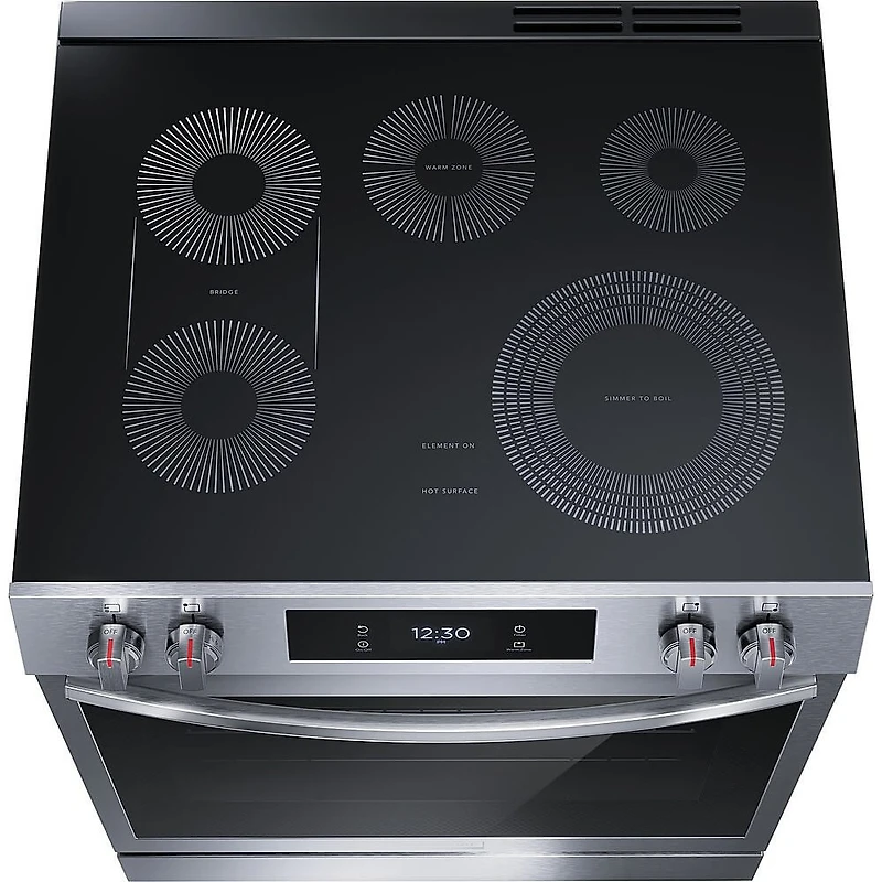 6.2 Cu. Ft. Stainless Steel Freestanding Electric Range 