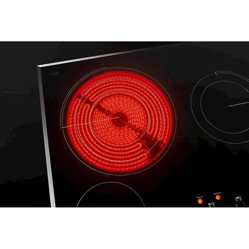 30 inch Black 4 Burner Electric Cooktop