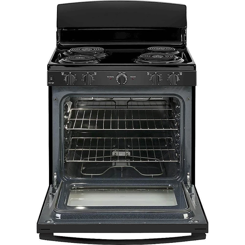 5.0 Cu Ft. Black Freestanding Electric Range