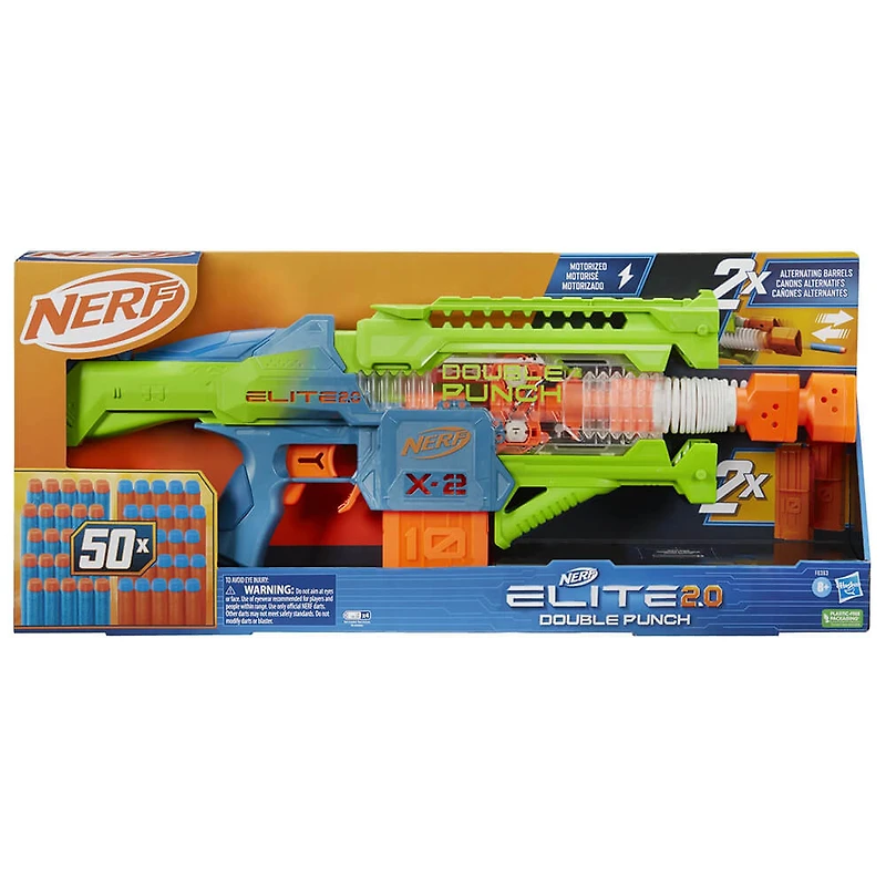 Elite 2.0 Double Punch Motorized Dart Blaster