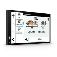 RV 795 7 inch RV GPS Navigator - Black