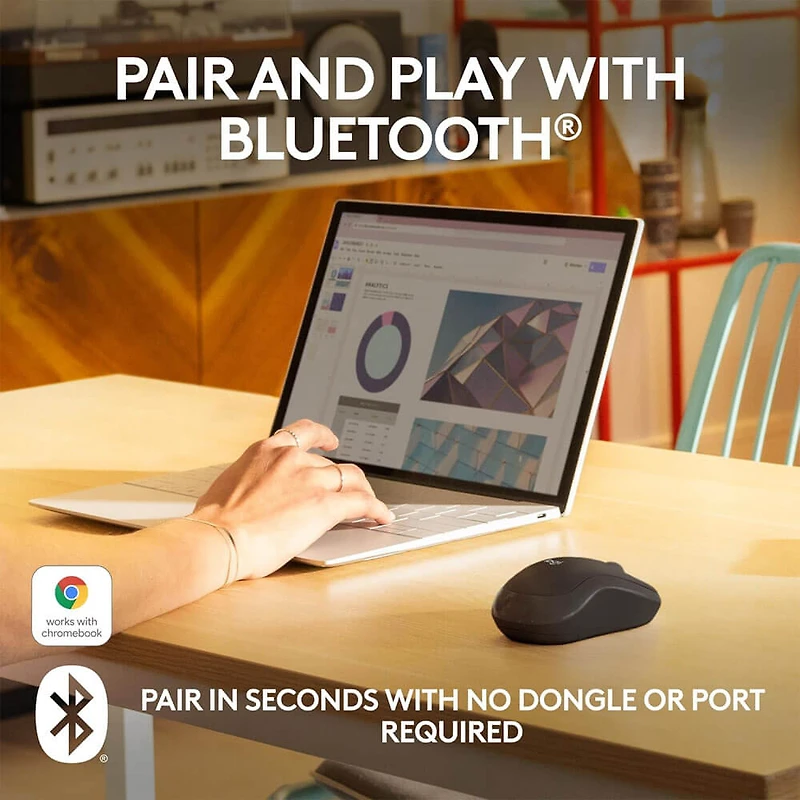 M240 Silent Bluetooth Mouse - Grey