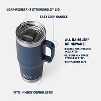 Rambler 20 oz. Travel Mug - Camp Green - OPEN BOX