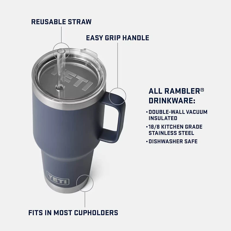 Rambler 35 oz. Mug with Straw Lid - Cosmic Lilac - OPEN BOX