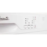 53 dBA White Built-In Front-Control Dishwasher