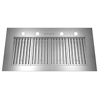 48 inch Custom Panel Ready Cabinet Insert Smart Range Hood