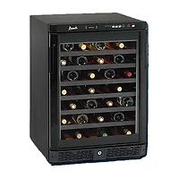 24 inch Black Wine Cooler with 54-Bottle Capacity