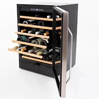 50 Bottle Stainless Steel Wine Cooler 