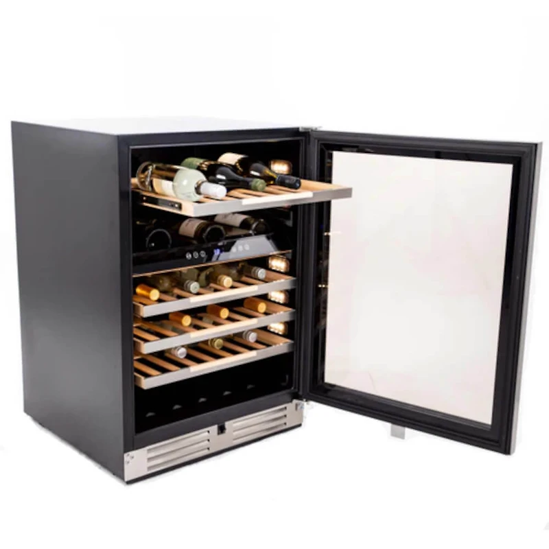 47 Bottle Stainless Steel ELITE Series Wine Cooler