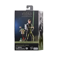 6 inch Star Wars The Black Series Luke Skywalker and Grogu Action Figures