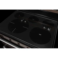 6.7 Cu. Ft. Black Stainless Freestanding Double Oven Electric Convection Range