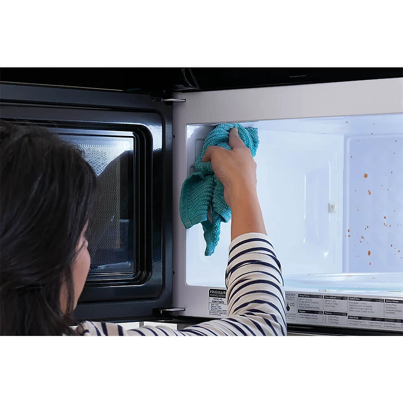 1.9 Cu. Ft. Black Stainless Over-The-Range Microwave