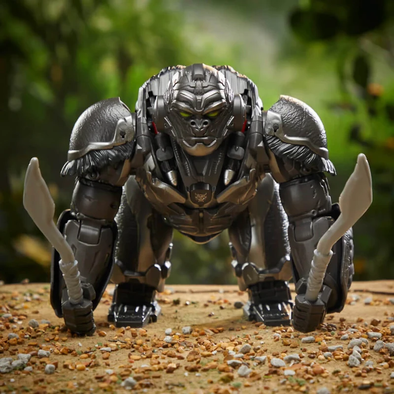 12.5 inch Transformers Rise Of The Beats Command & Convert Animatronic Optimus Primal Action Figure