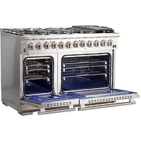 6.58 Cu. Ft. Capriasca Stainless Freestanding Dual Fuel Electric Range