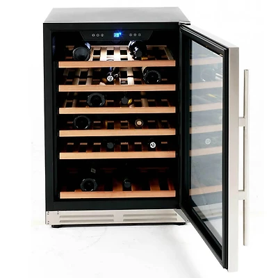 Designer Series 51-Bottle Wine Cooler - Stainless Steel