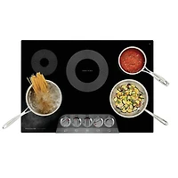 30 inch Black Stainless 5-Burner Built-In Electric Cooktop