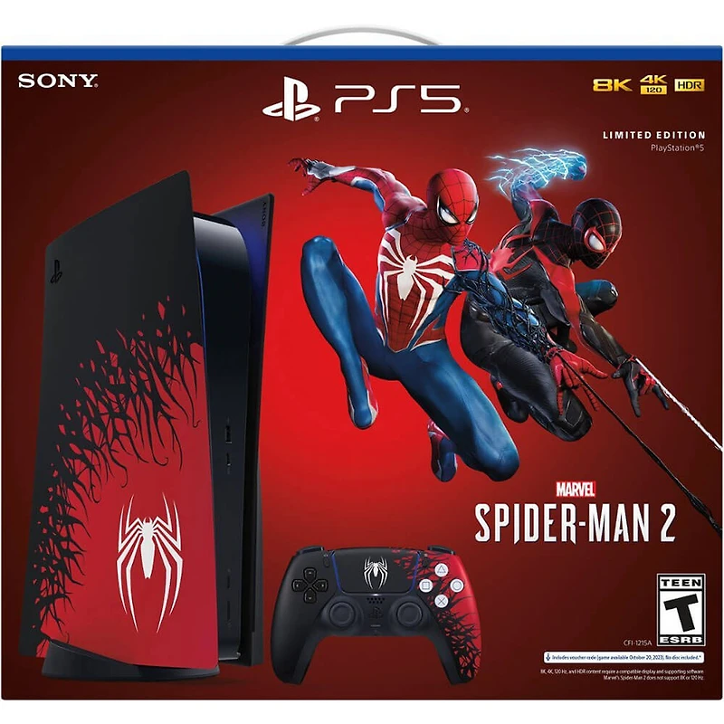 PlayStation 5 Console - Marvel’s Spider-Man 2 Limited Edition Bundle