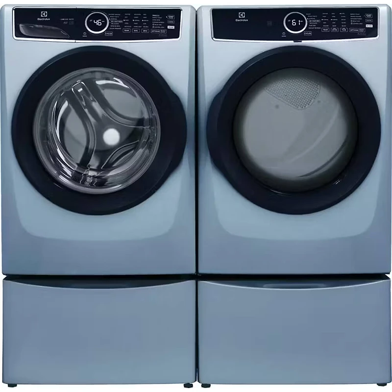 8 Cu. Ft. Glacier Blue Front Load Electric Dryer