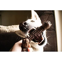 9 inch Braided Dog Toy - Brown