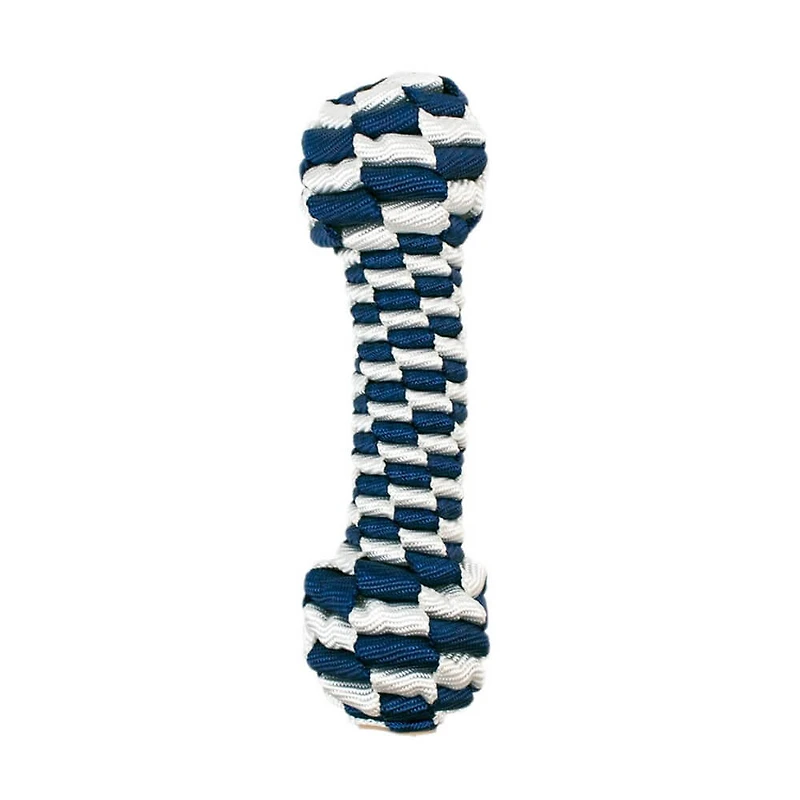 9 inch Braided Bone Toy - Navy