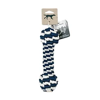 9 inch Braided Bone Toy - Navy