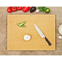 24 inch x 18 inch Big Block Series Cutting Board - Natural/Slate Cascade